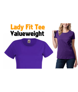 LADY FIT VALUEWEIGHT TEE / تيشيرت