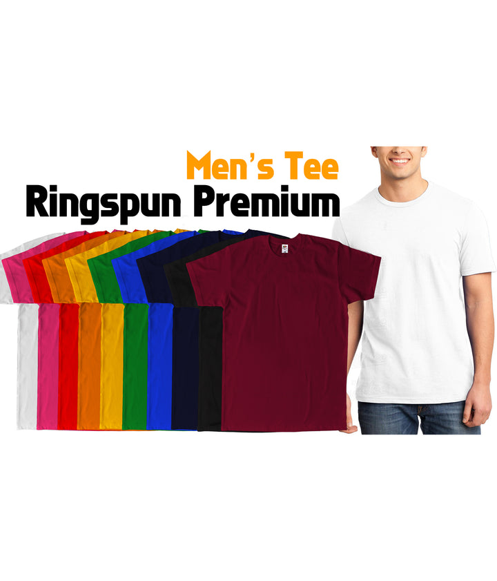 MEN'S RINGSPUN / ICONIC 195 PREMIUM TEE / تيشيرت