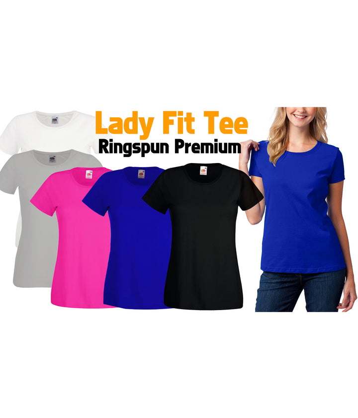 LADY FIT RINGSPUN / تيشيرت